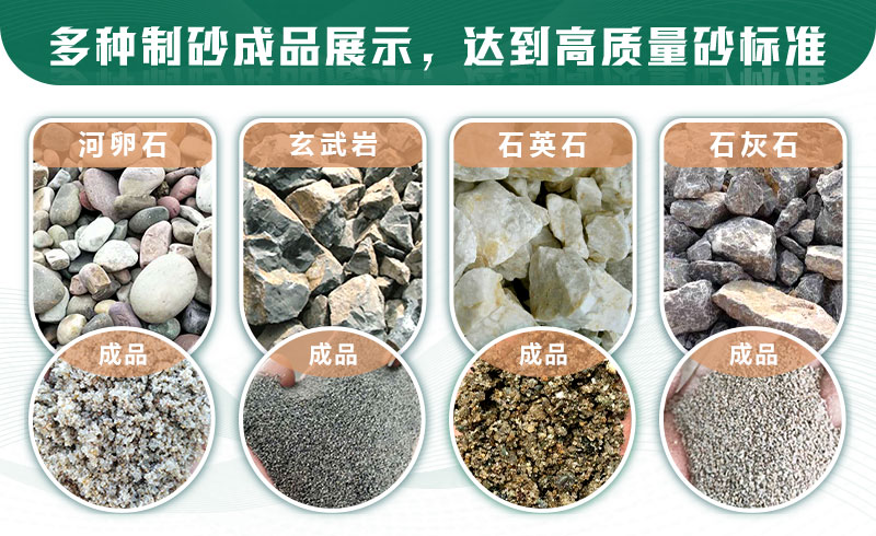 什么樣的石頭適合制砂？制沙生產(chǎn)線如何配置？